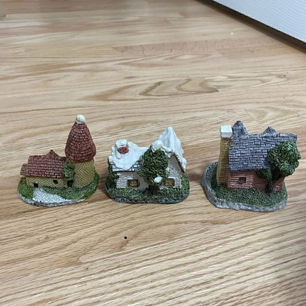Vintage Cornwall Cottage Collection Christmas Village Bundle Ceramic House